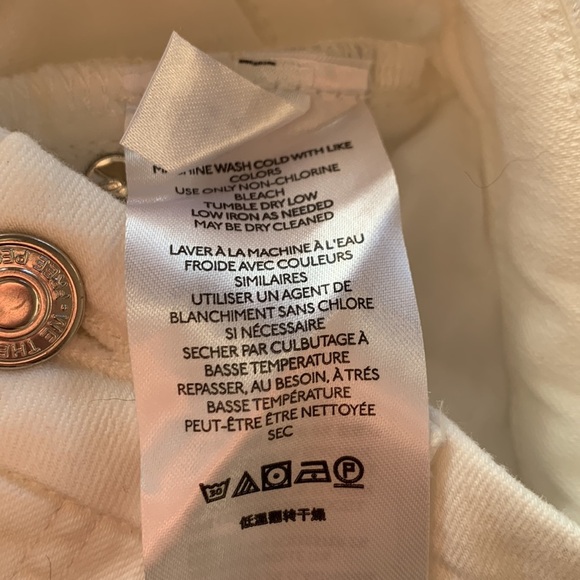 Free People Montana Lily White Denim Skinny Jeans Women’s Classic NWT Size 31 - Picture 5 of 10